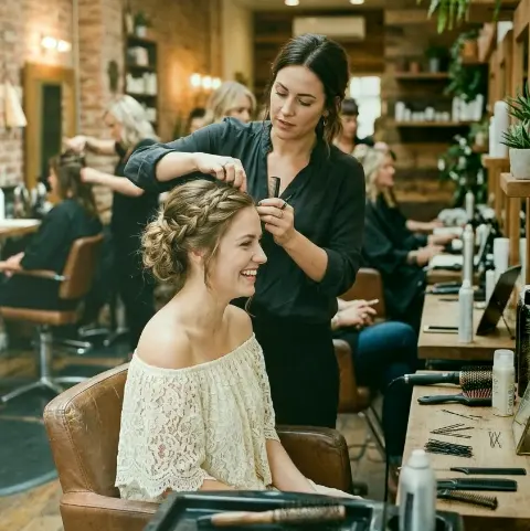 Spindle Rebe – Styling vor dem Event